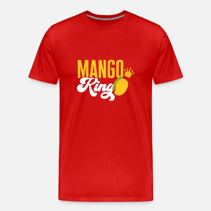 Mango Fruit Mango - Men's Premium Organic T-Shirt - red