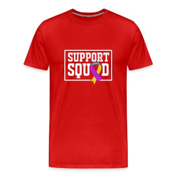Blasenkrebs Krebs Blase - Männer Premium Bio T-Shirt - Rot - Vorne - Damien (186cm)
