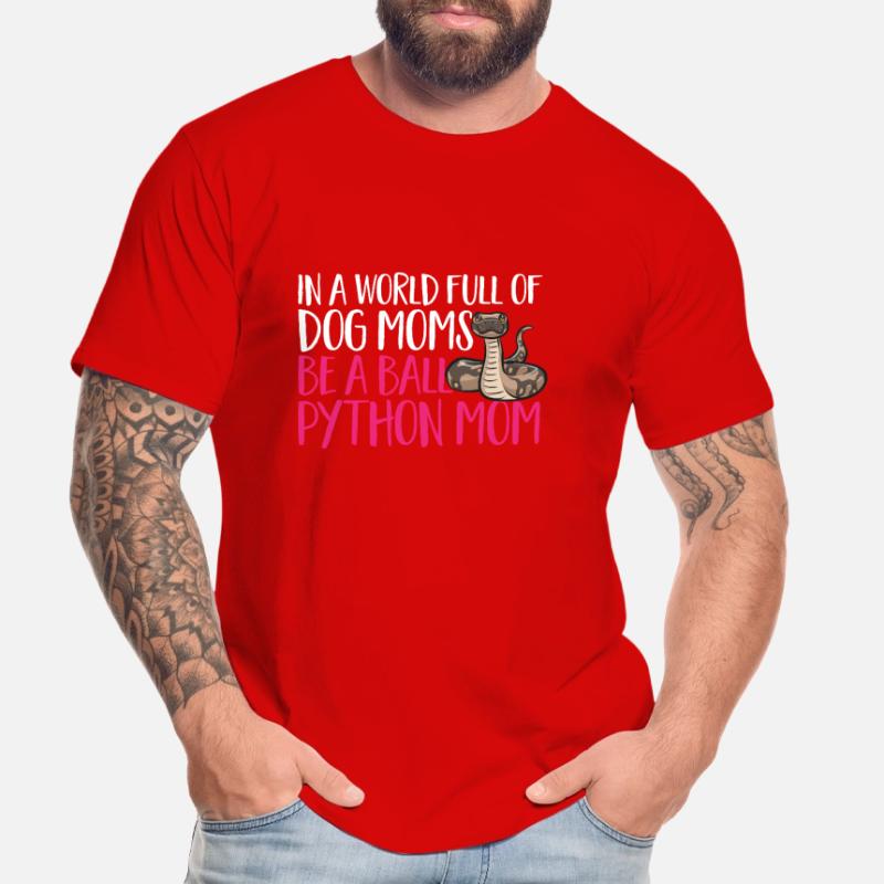 Ball Python Schlange Königspython Männer Premium Bio T-Shirt