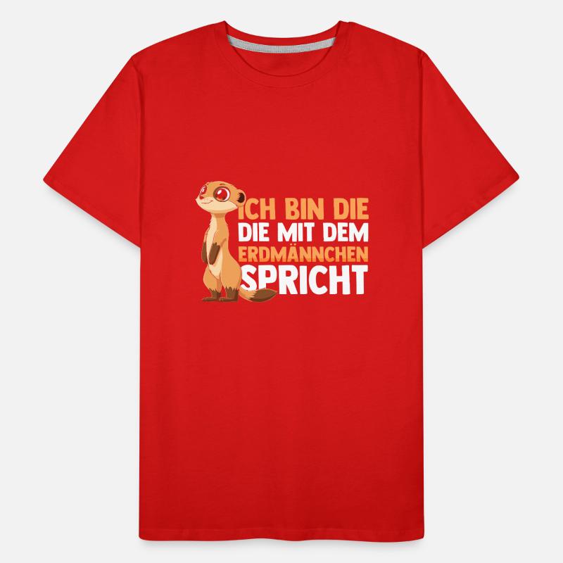 Erdmännchen Männer Premium Bio T-Shirt