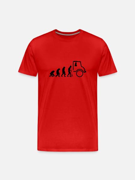 Unimog Evolution - Offroad - Colours editable - Men's Premium Organic T-Shirt - red