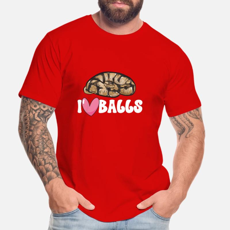 Ball Python Snake King Python T-shirt bio Premium Homme