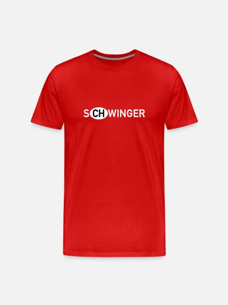 Schwinger Schweiz - Männer Premium Bio T-Shirt - Rot
