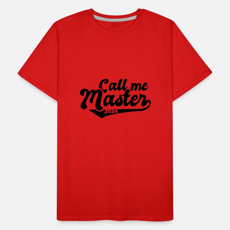 Master 2024 Masterabschluss Sponsion Absolvent Männer Premium Bio T-Shirt