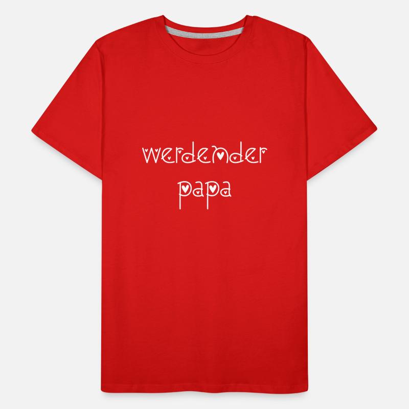 Werdender Papa Männer Premium Bio T-Shirt