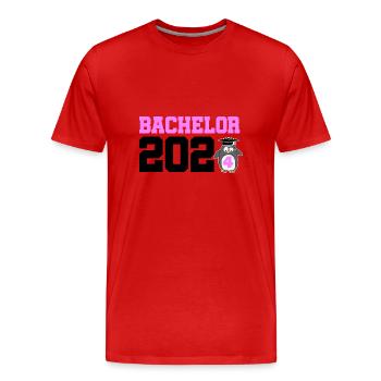 Baccalauréat 2024 Diplôme d’études supérieures - T-shirt bio Premium Homme - rouge - Devant - Damien (186cm)