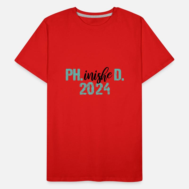 Doktor 2024 Abschluss Philister Dissertation Phd Männer Premium Bio T-Shirt