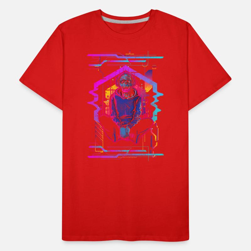 Future Android Neon Gaming Men's Premium Organic T-Shirt