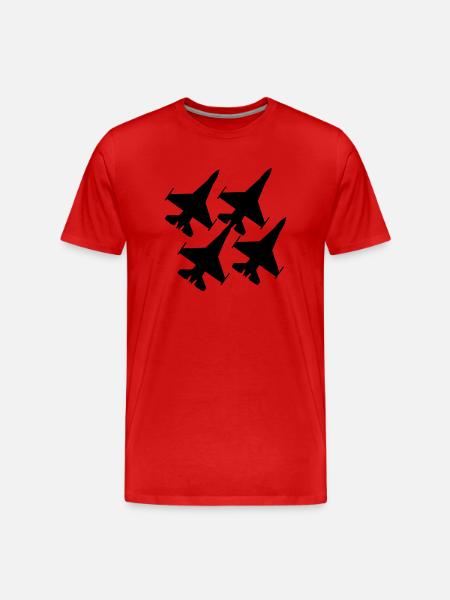f16 - Men's Premium Organic T-Shirt - red