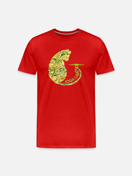 Yoga 23 e 277 - Men's Premium Organic T-Shirt - red