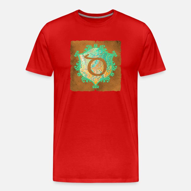 e 36 d - Männer Premium Bio T-Shirt - Rot