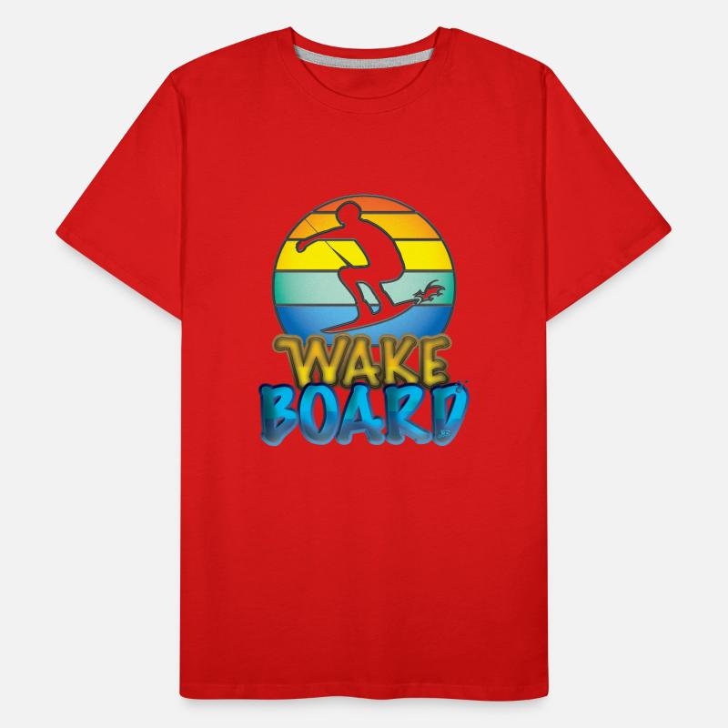 Wakeboard Männer Premium Bio T-Shirt