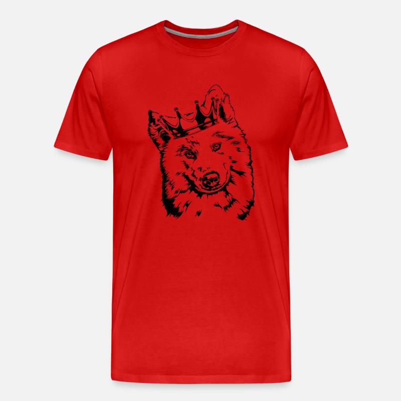 SAMOJEDE Krone Hunde Hund Wilsigns - Männer Premium Bio T-Shirt - undefined