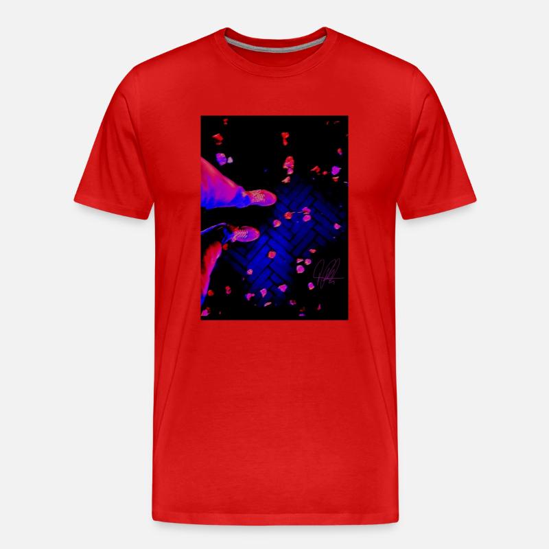 Auf dem rechten Weg - Männer Premium Bio T-Shirt - Rot