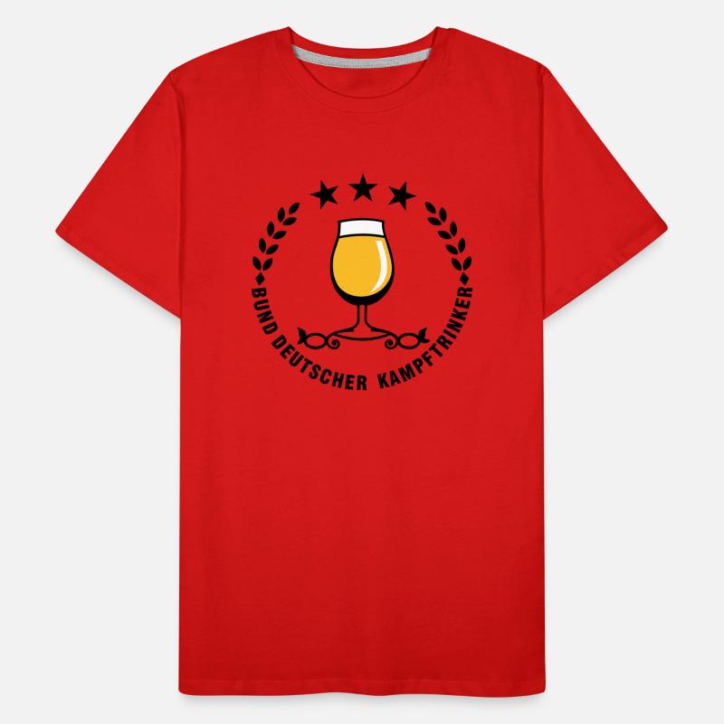 Bund Deutscher Kampftrinker (3c) Männer Premium Bio T-Shirt