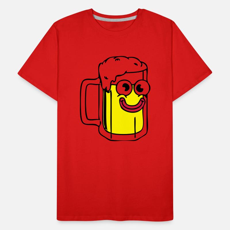 Bier Männer Premium Bio T-Shirt