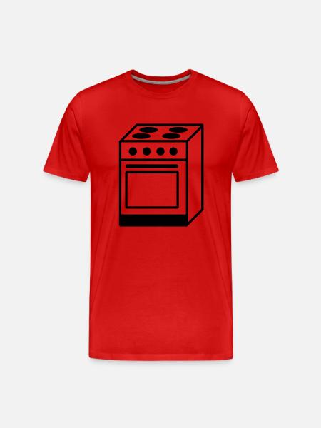 cuisinière - T-shirt bio Premium Homme - rouge