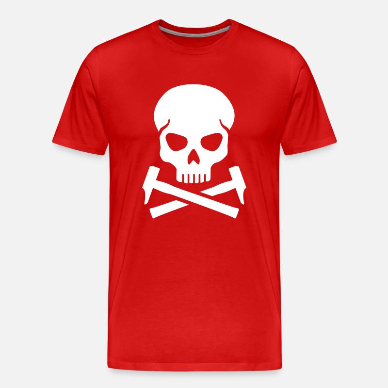 Hammer - Männer Premium Bio T-Shirt - Rot