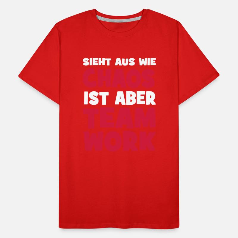 Teamwork Männer Premium Bio T-Shirt