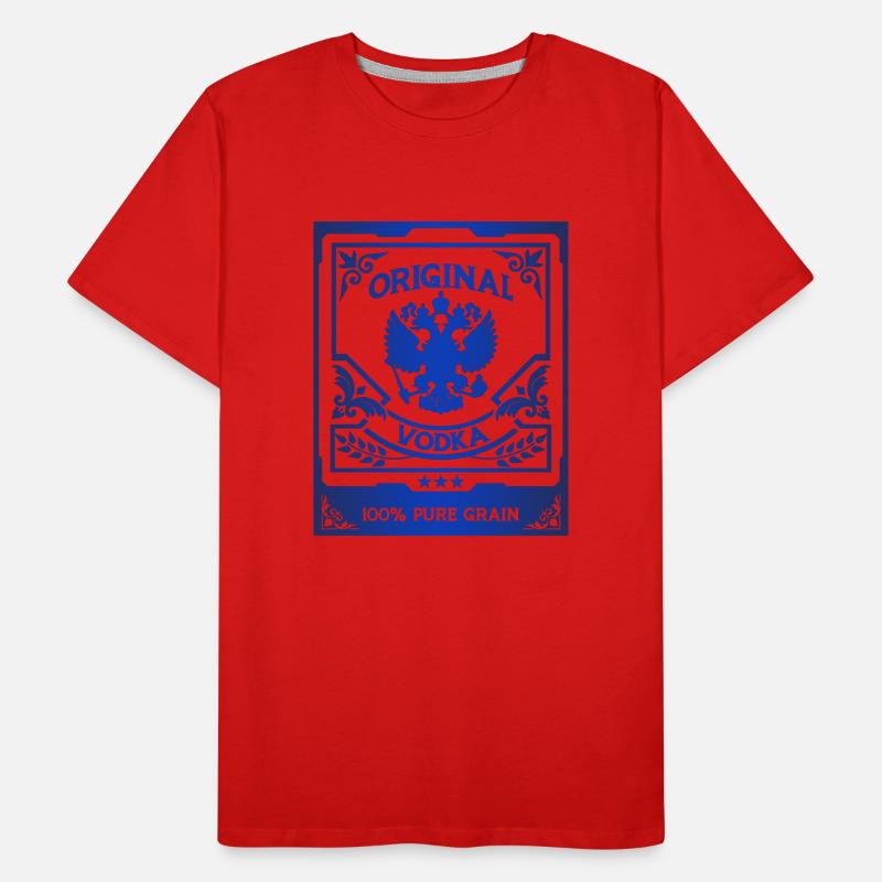 Vodka russe T-shirt bio Premium Homme