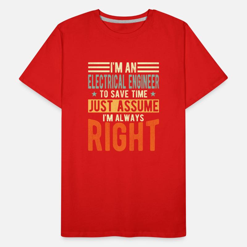 Electrical engineer Men's Premium Organic T-Shirt