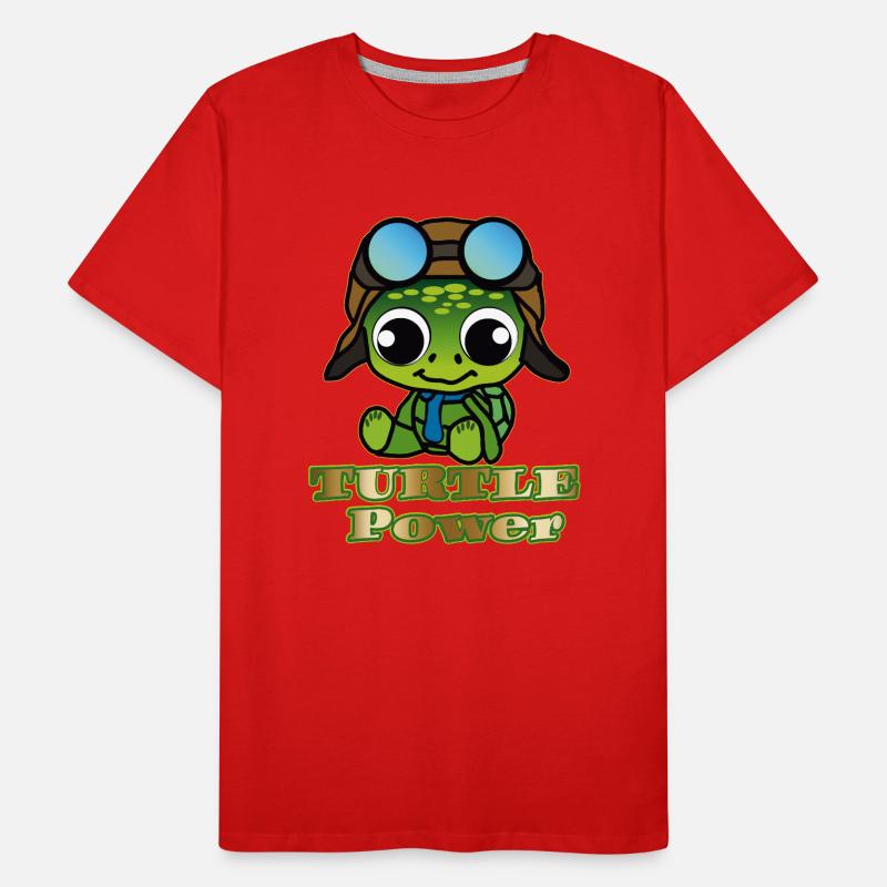 Turtle Power Männer Premium Bio T-Shirt