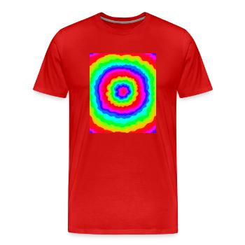 Le pouvoir des fleurs - T-shirt bio Premium Homme - rouge - Devant - Damien (186cm)