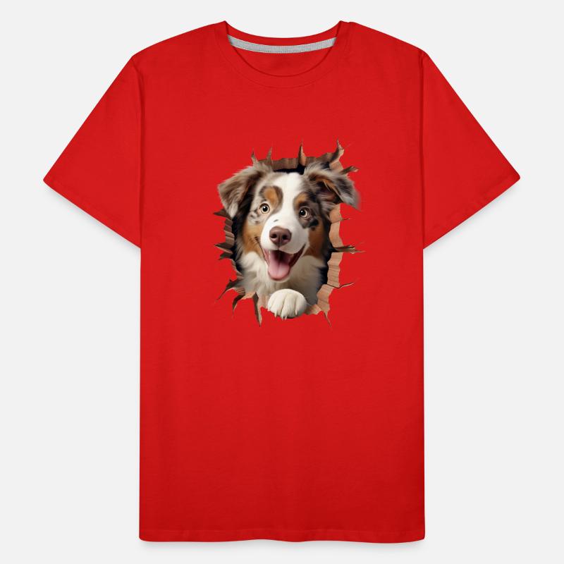 Australian Shepherd Owner - Perfect Aussie Männer Premium Bio T-Shirt