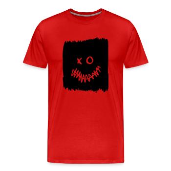 Joker - Männer Premium Bio T-Shirt - Rot - Vorne - Damien (186cm)