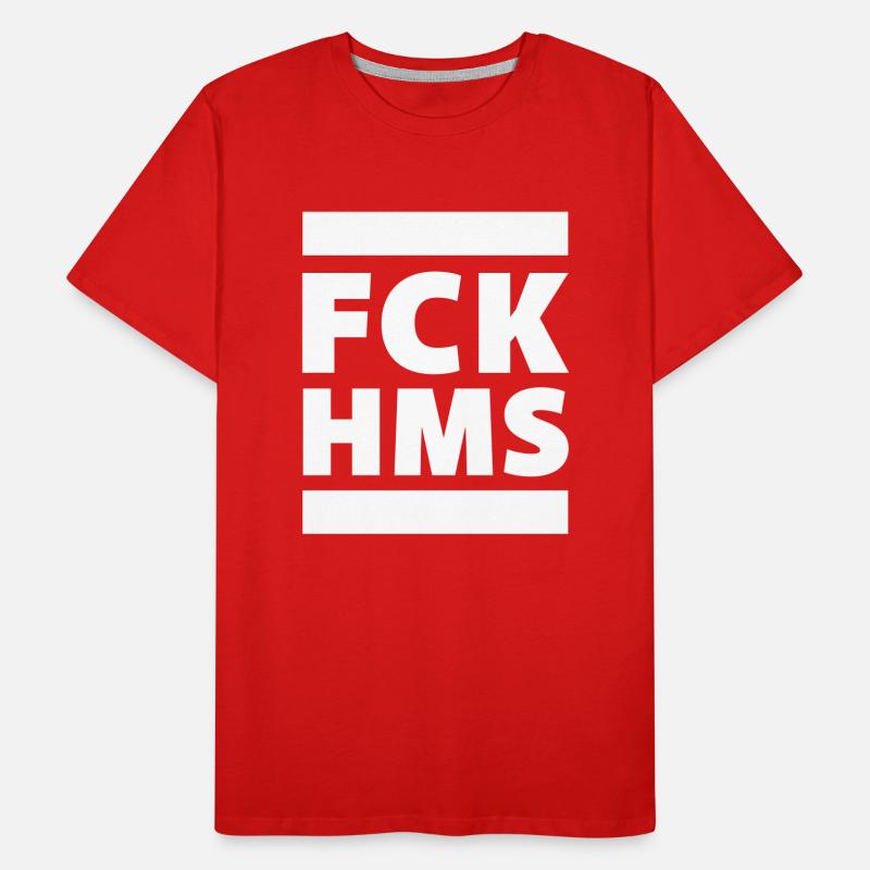 FCK HMS solidarité contre l’antisémitisme T-shirt bio Premium Homme