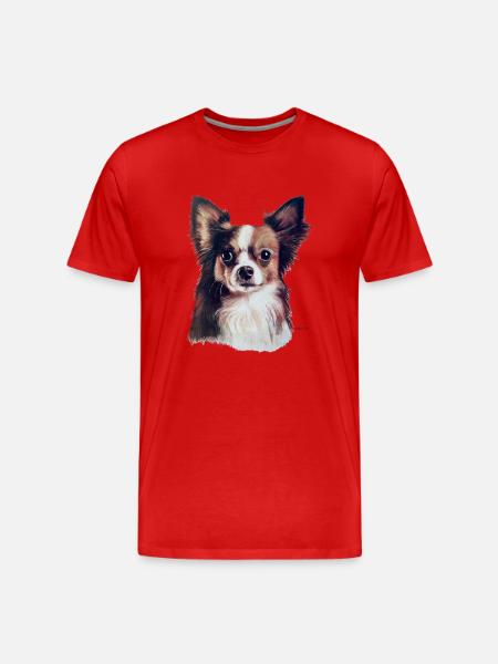 Chihuahua - Männer Premium Bio T-Shirt - Rot