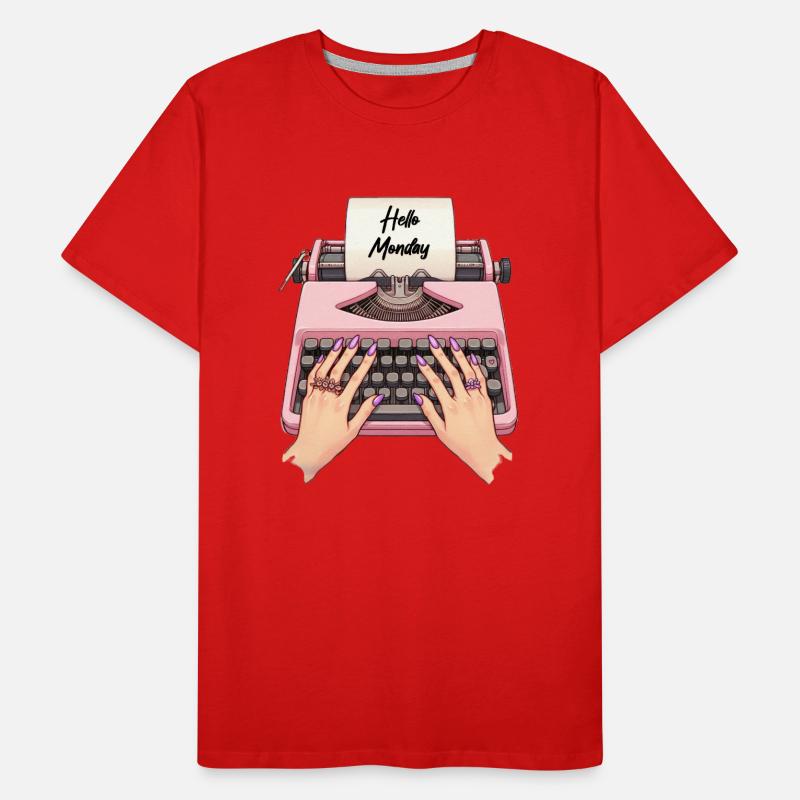 Hello Monday Men's Premium Organic T-Shirt