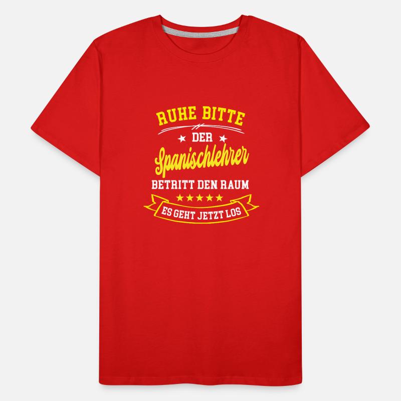 Lehrer Spanisch Spanischlehrer Profesor de Español Männer Premium Bio T-Shirt