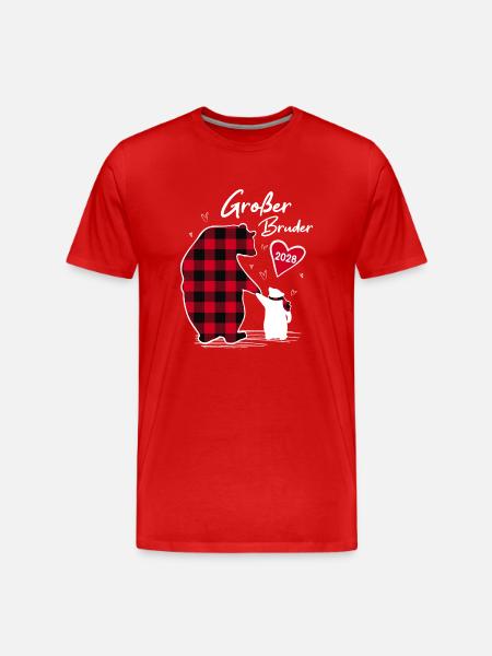 Big Brother Bear 2028 - Men's Premium Organic T-Shirt - red
