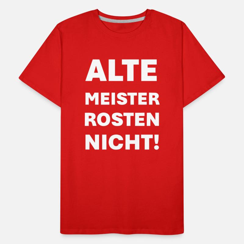 Old masters don't rust Men's Premium Organic T-Shirt