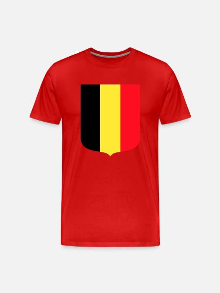 Belgique - T-shirt bio Premium Homme - rouge