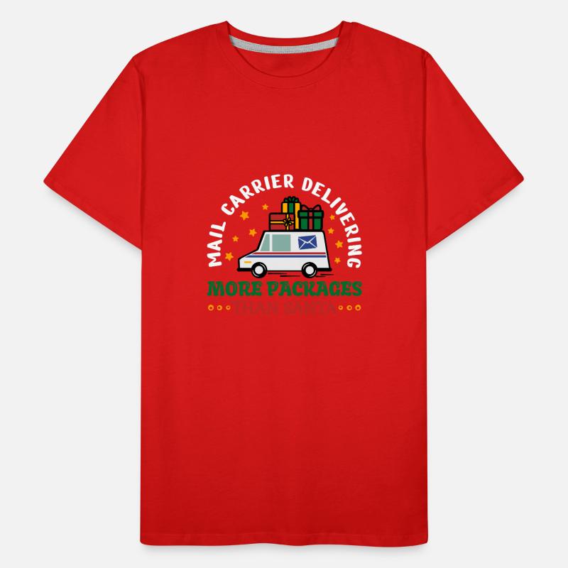 Postbote Postbotin Post Briefträger Männer Premium Bio T-Shirt