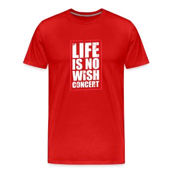 Denglish dicton - T-shirt bio Premium Homme - rouge - Devant - Damien (186cm)