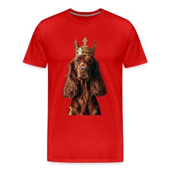 Irish Setter - Männer Premium Bio T-Shirt - Rot - Vorne - Damien (186cm)