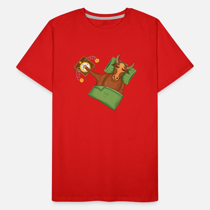 Taurus | Ajouter un texte | Exemples dans la description! T-shirt bio Premium Homme