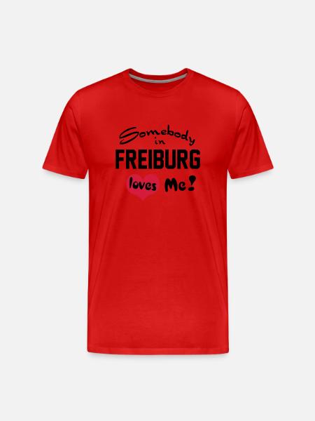 freiburg - Men's Premium Organic T-Shirt - red