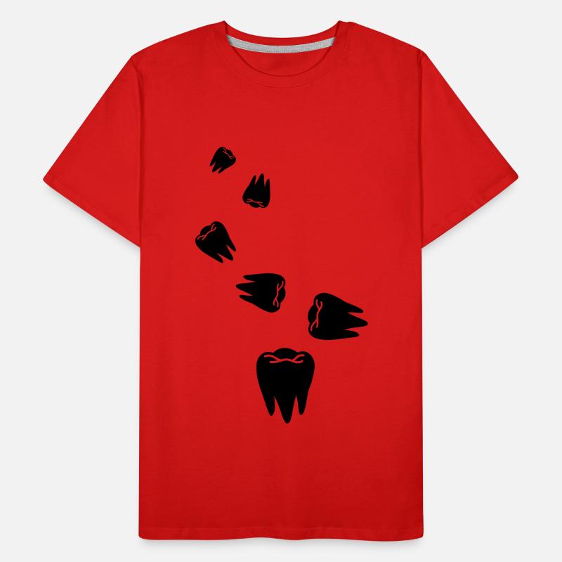 Tooth icon symbol Men's Premium Organic T-Shirt