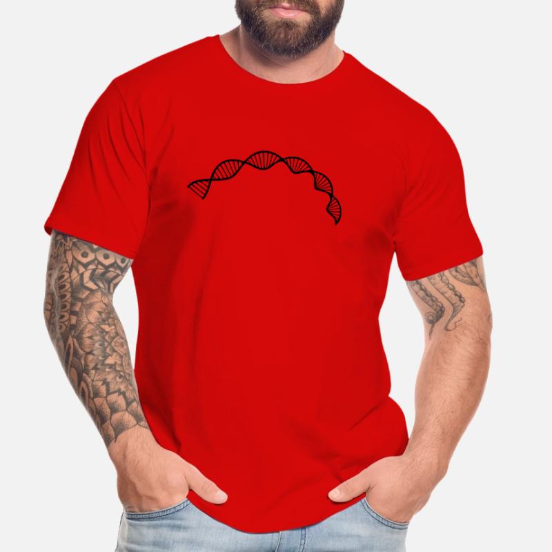 ADN Structure de la double hélice séquence cellule T-shirt bio Premium Homme