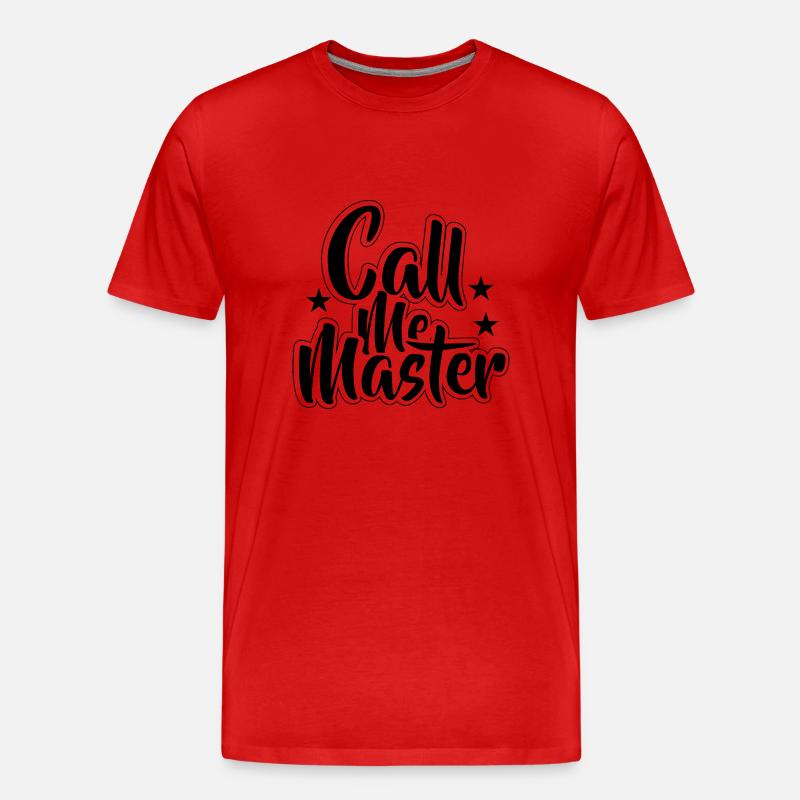 Diplôme de Master Diplôme Université - T-shirt bio Premium Homme - rouge