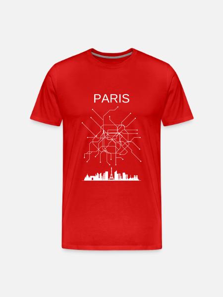 Paris city - Men's Premium Organic T-Shirt - 