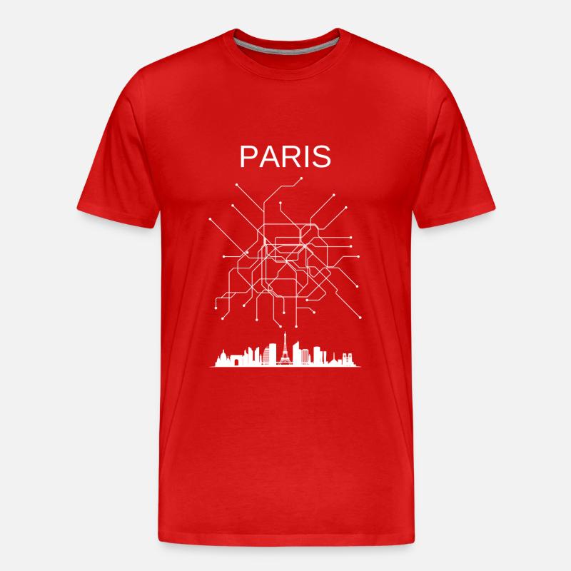 Paris Stadt - Männer Premium Bio T-Shirt - undefined