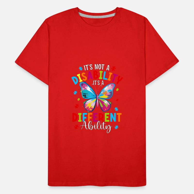 Ce n’est pas un handicap, c’est une capacité différente T-shirt bio Premium Homme