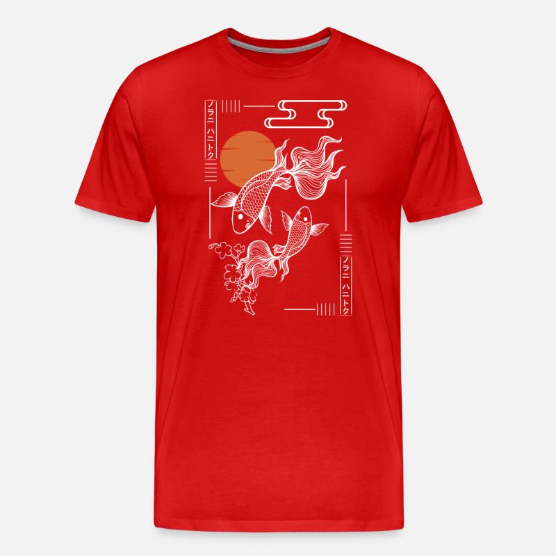 Samouraï de l’Orient - T-shirt bio Premium Homme - rouge