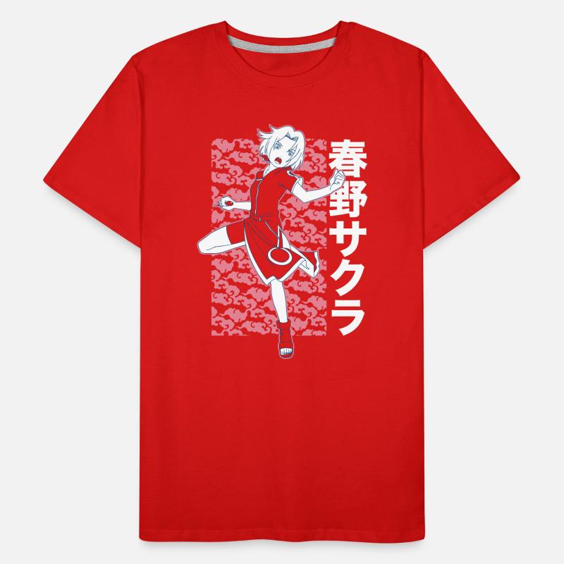 Naruto Cool Design Avec Sakura T-shirt bio Premium Homme