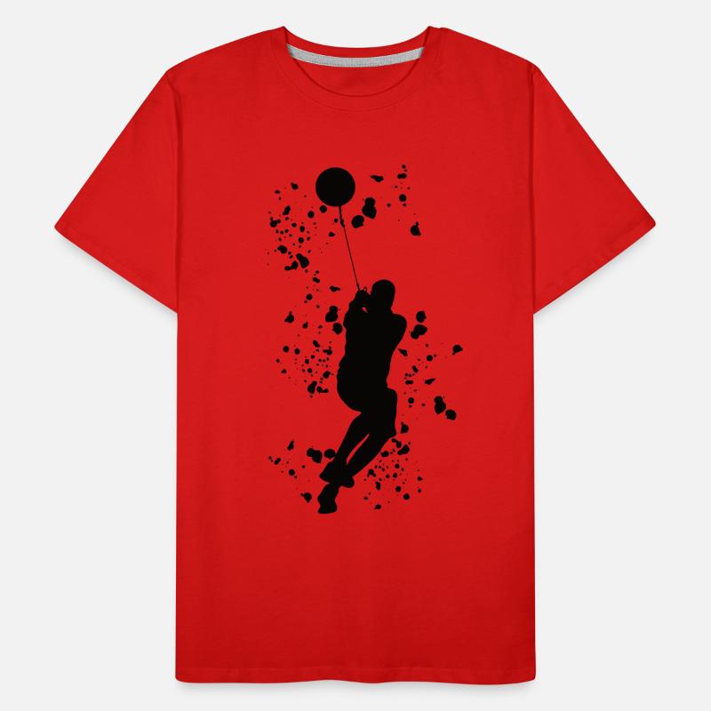 Lanceur de marteau Colorsplash Lancer de marteau T-shirt bio Premium Homme